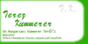 terez kummerer business card